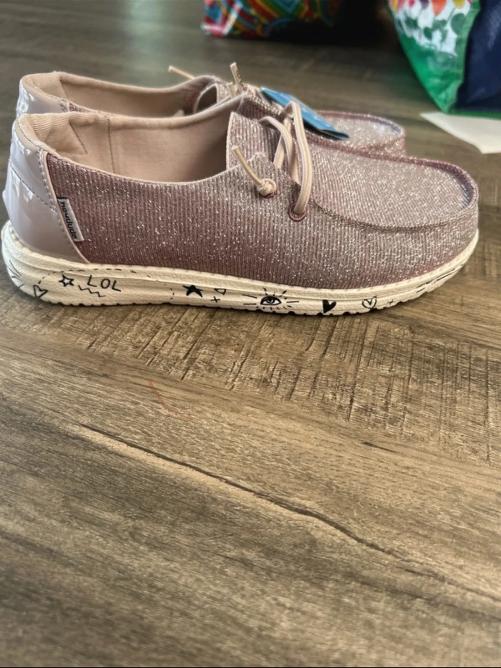 Hey Dude Disco Pink  Slip-On Shoes